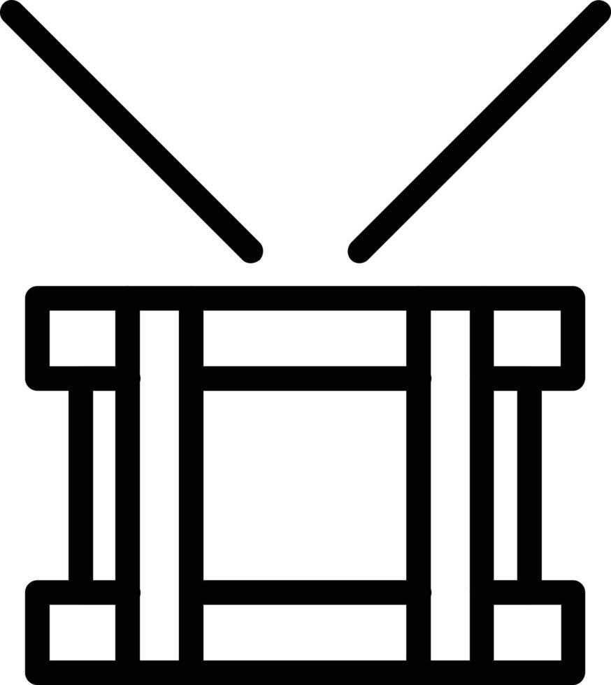 Drum Steelpan Vector Icon Design