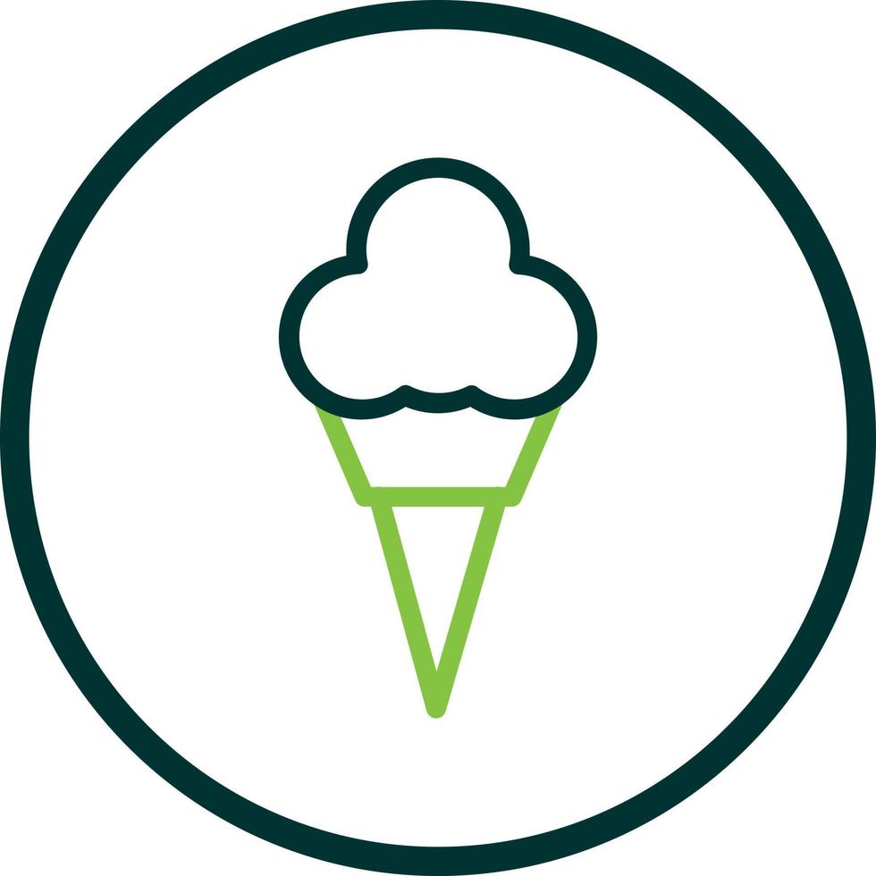 Ice Cream Vector Icon Design