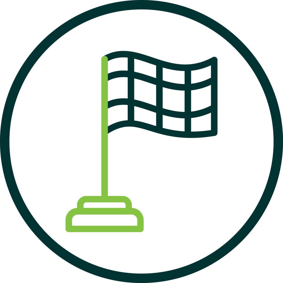 Flag Checkered Vector Icon Design
