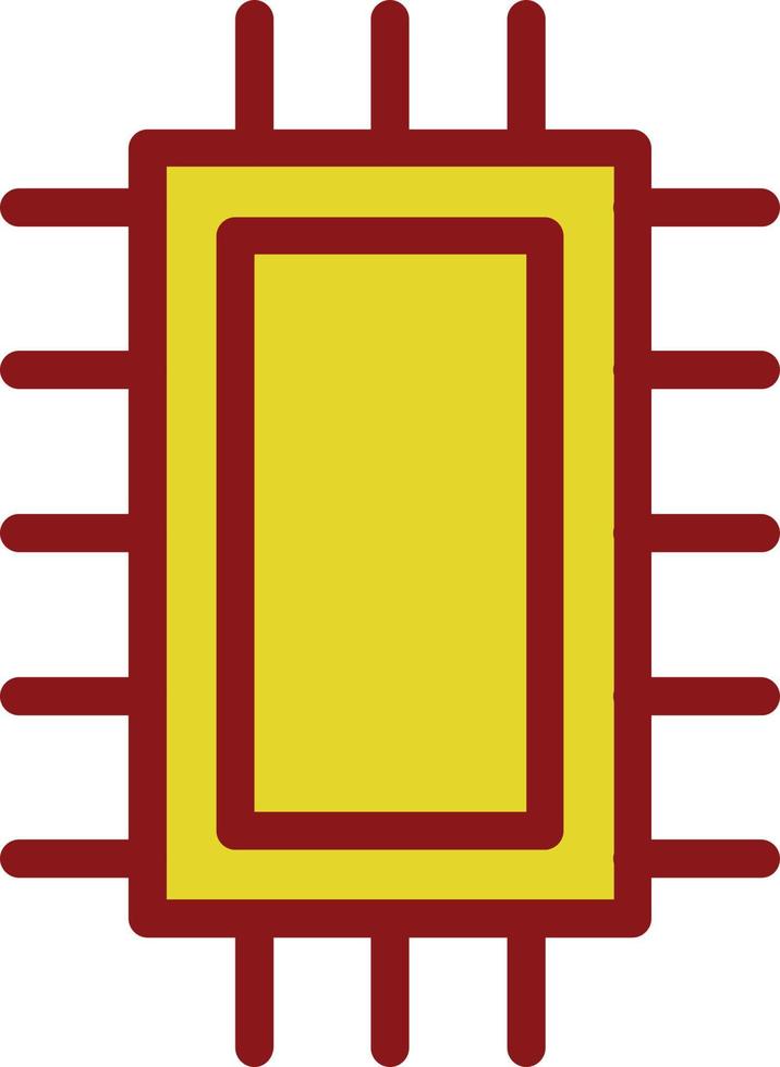 Microchip Vector Icon Design