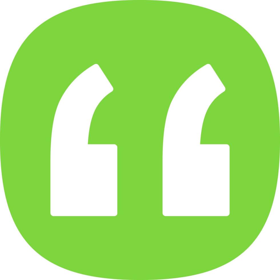 Quote Left Vector Icon Design