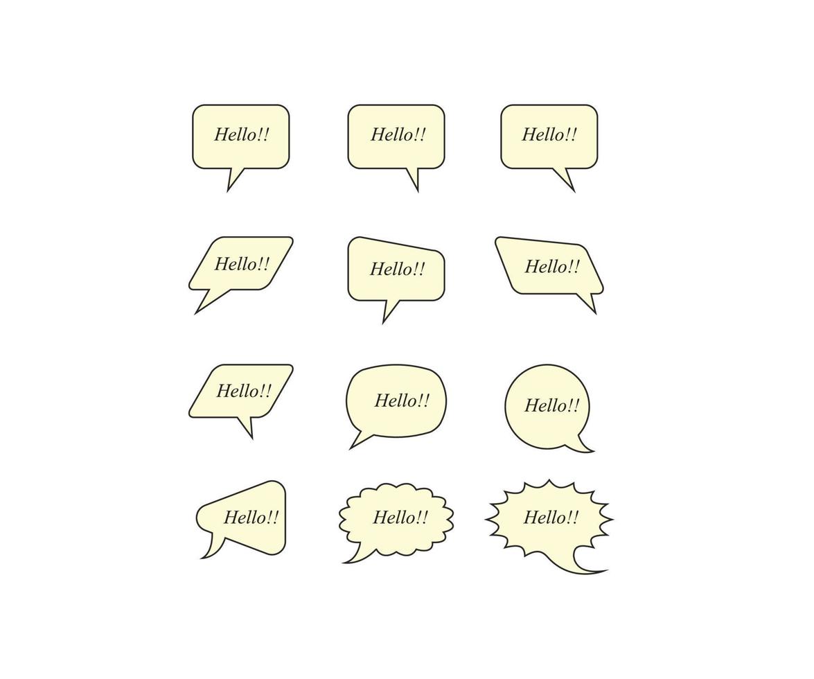 diferentes rótulos, títulos de rótulos, cuadros de descripción o información, etiquetas de rótulos informativos de vídeo conjunto de ilustraciones vectoriales, barra tecnológica para infografías vector