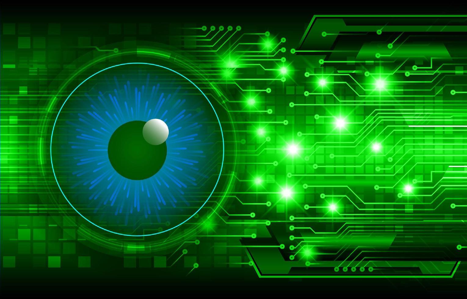 Modern Technology Background with Eye vector