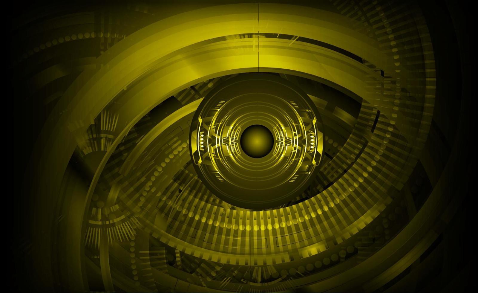 Modern Technology Background with Eye vector