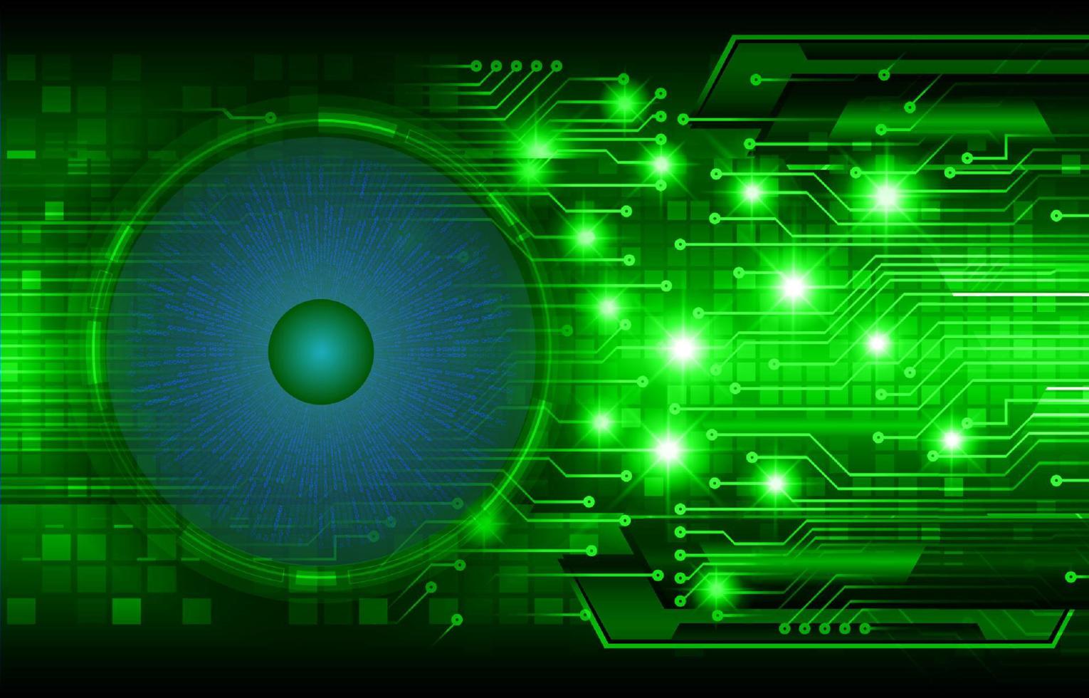 Modern Technology Background with Eye vector