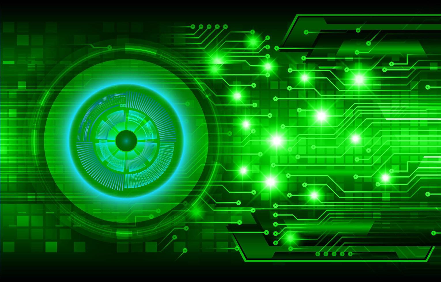 Modern Technology Background with Eye vector