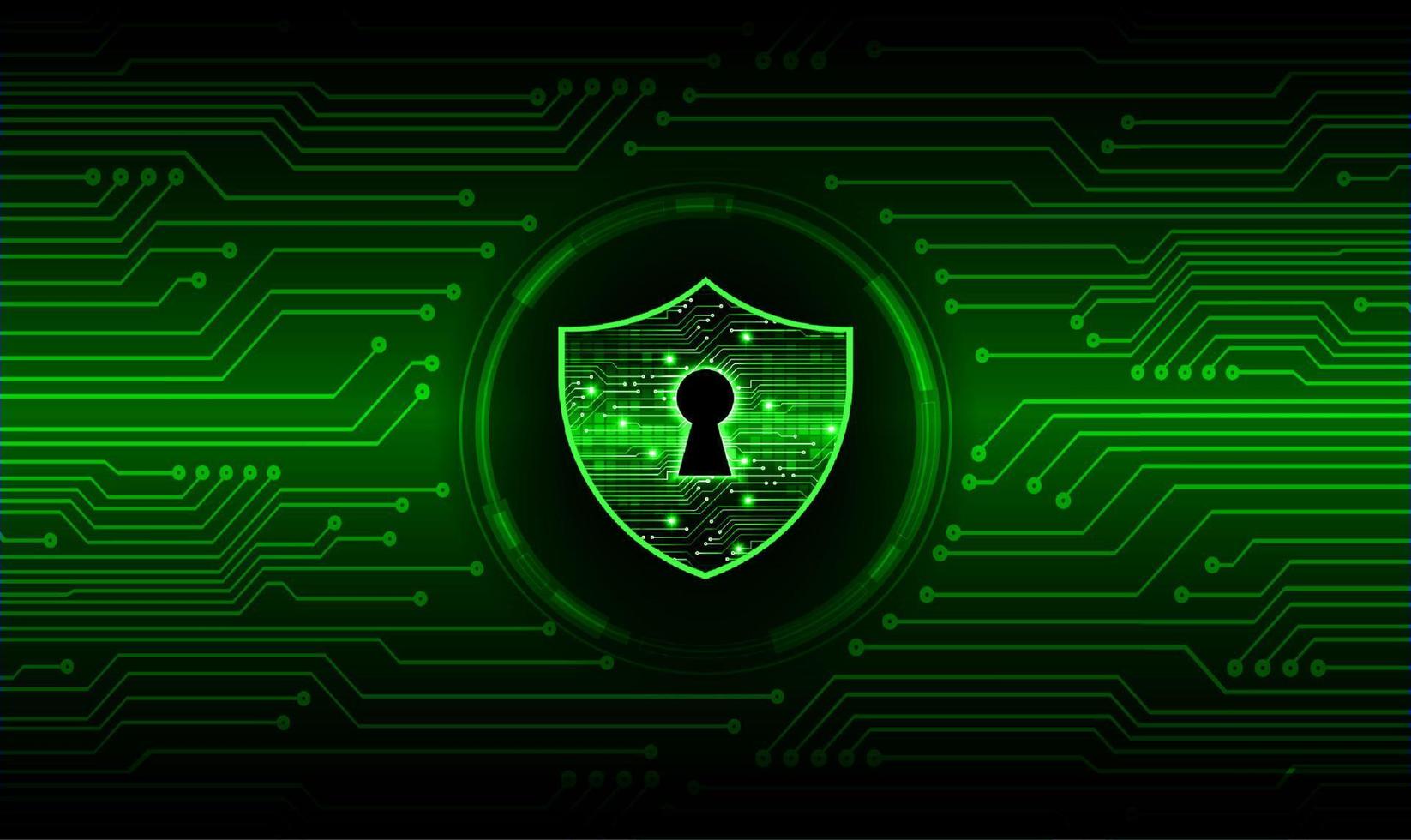 Fondo de tecnología de ciberseguridad moderna con candado vector
