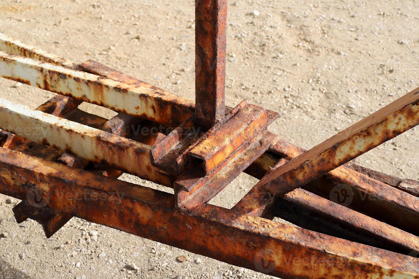 Old and rusty iron. photo