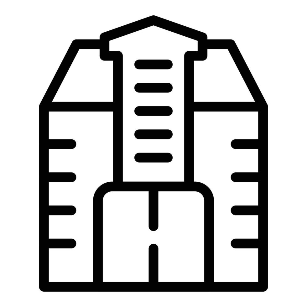 Polish Krakow icon outline vector. City skyline vector