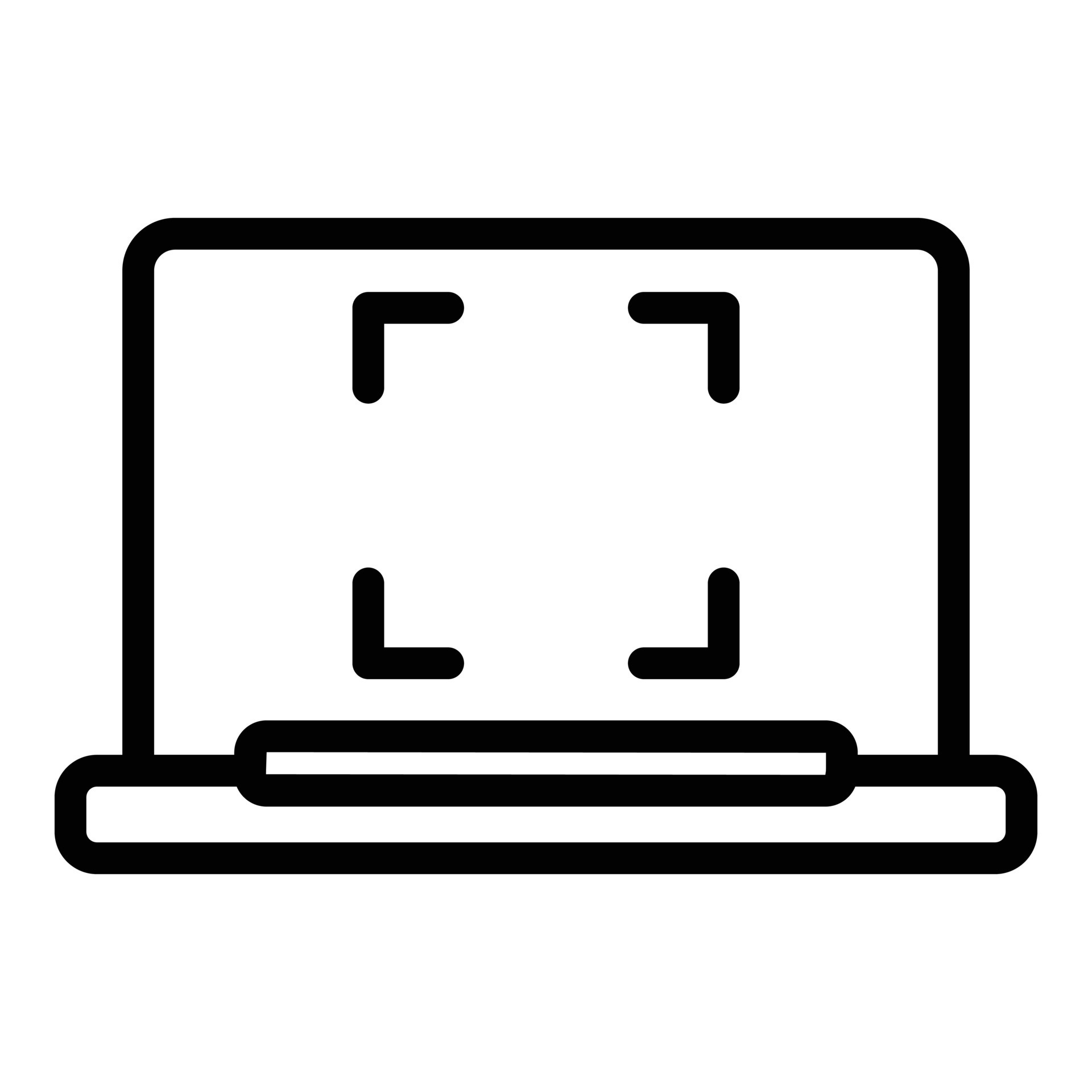 Zoom screen icon outline vector. Image screenshot 14932952 Vector Art