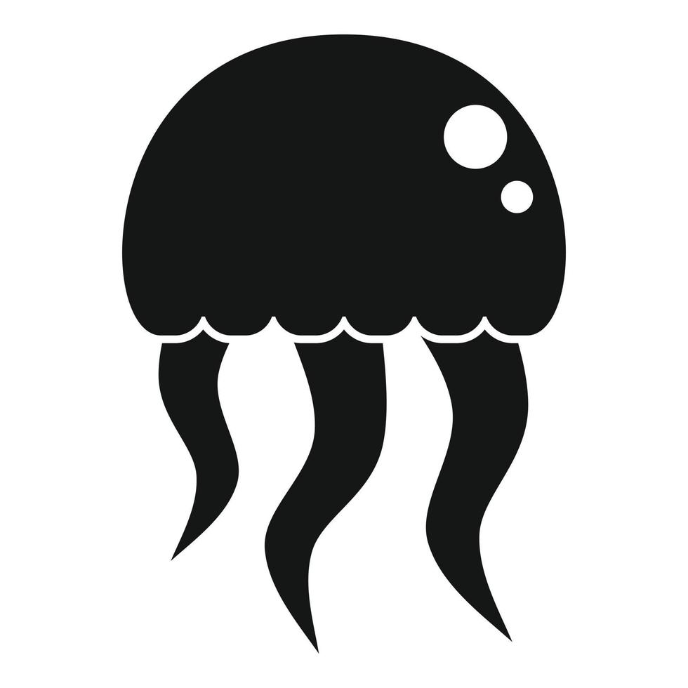 Jellyfish animal icon simple vector. Jelly fish vector