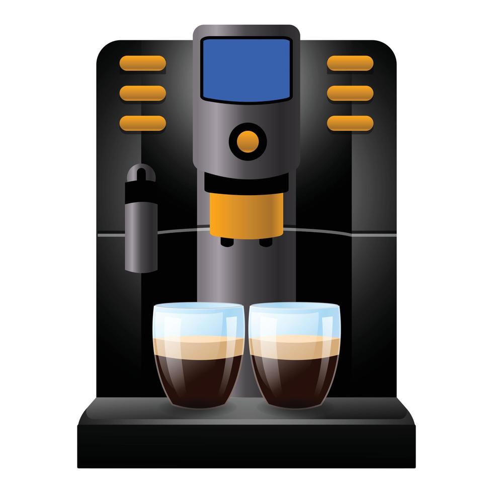Drink machine icon cartoon vector. Espresso pot vector
