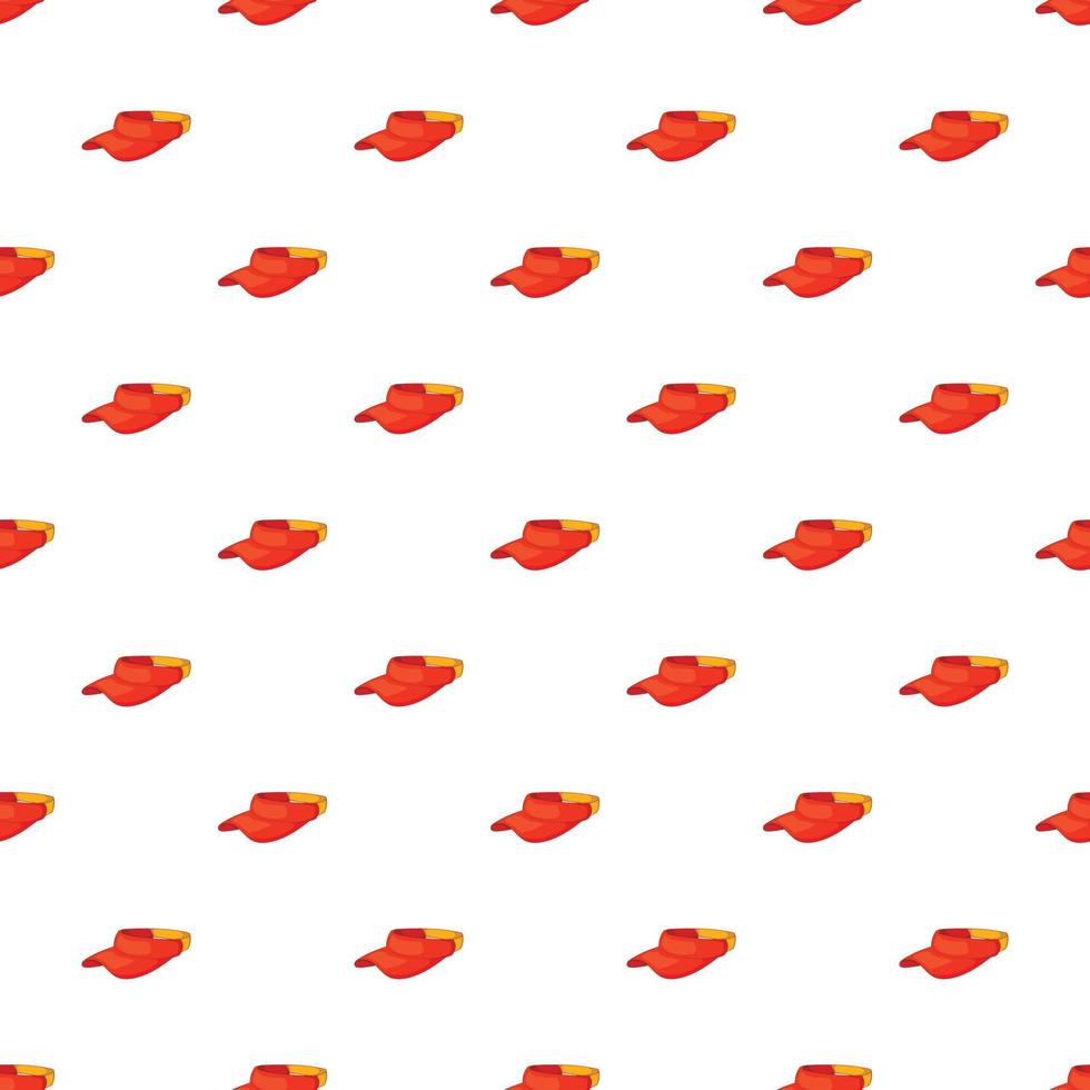 Sun cap pattern, cartoon style vector