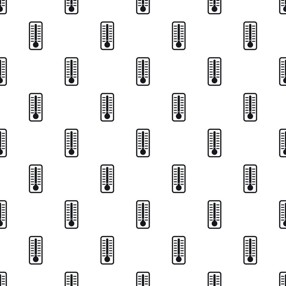termómetro con patrón de alta temperatura vector