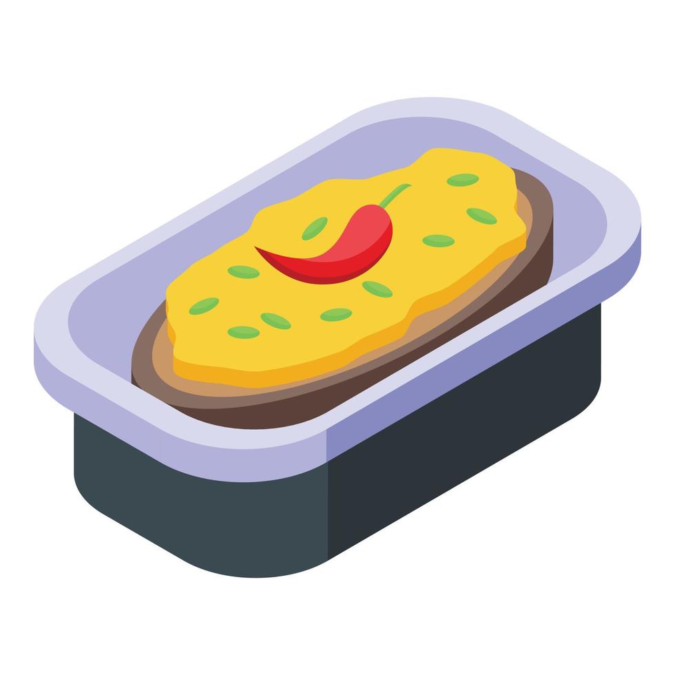 Sandwich food icon isometric vector. Austrian cuisine vector