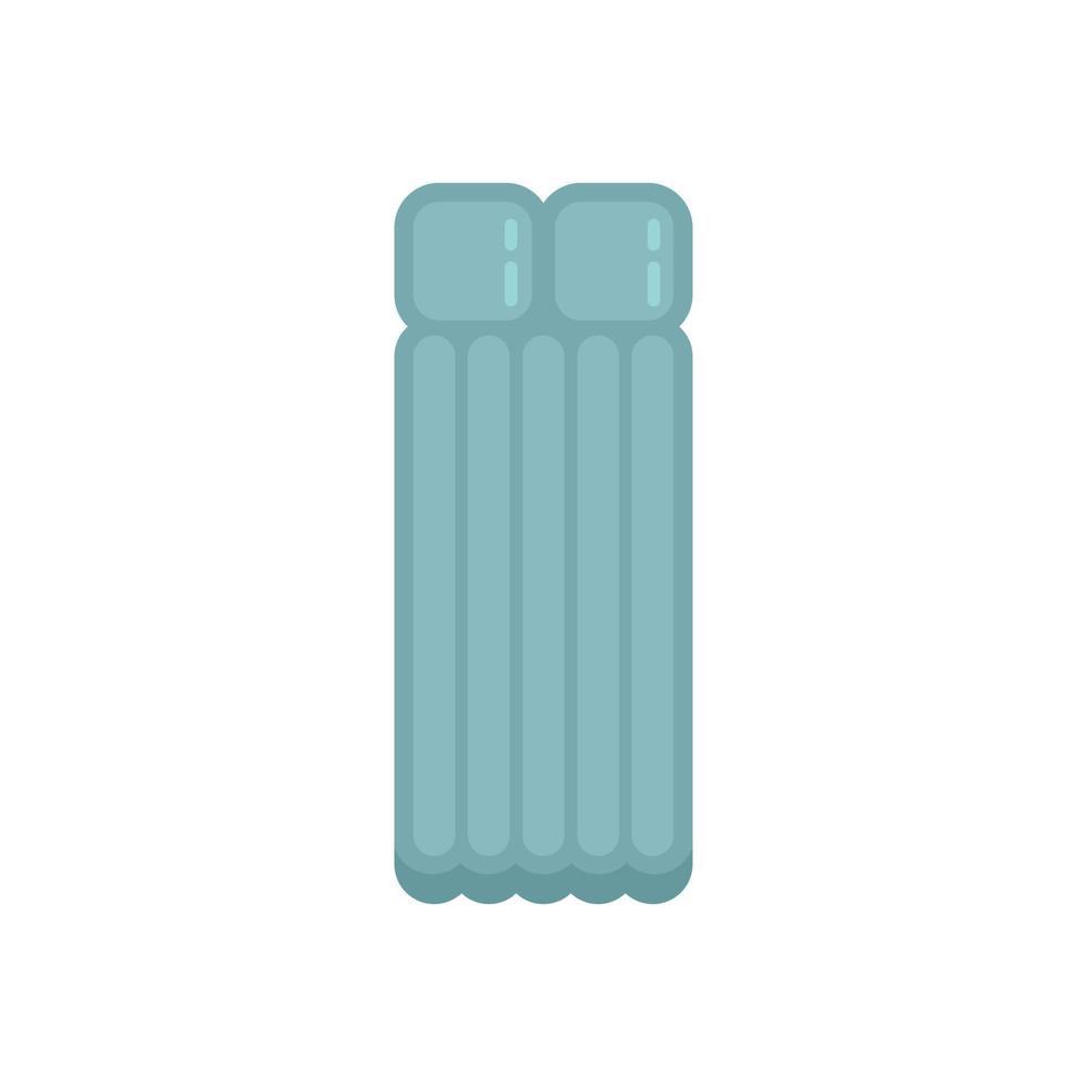 Joy inflatable mattress icon flat isolated vector