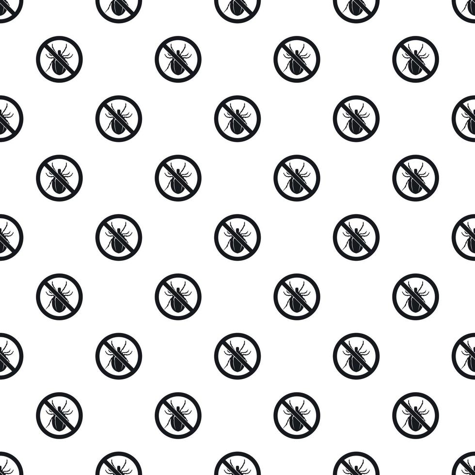 Prohibition sign clamp pattern, simple style vector