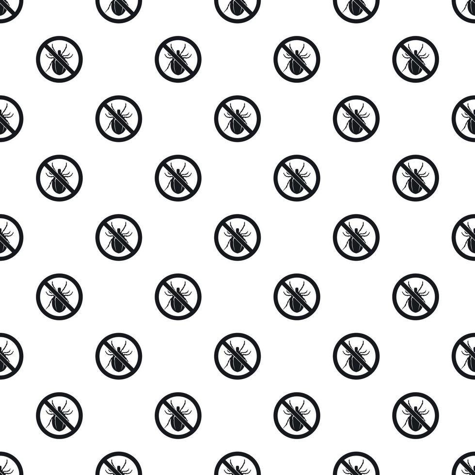 Prohibition sign clamp pattern, simple style vector