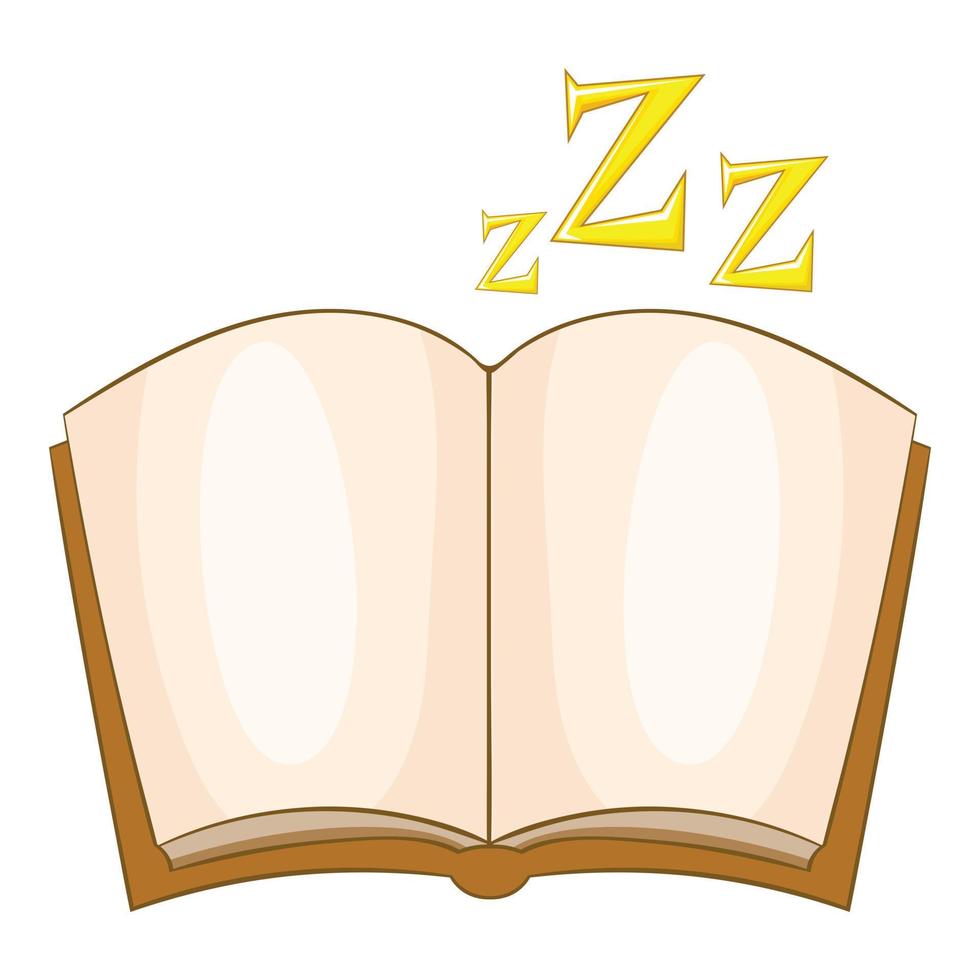 Bedtime story icon, cartoon style 14933784 Vector Art at Vecteezy