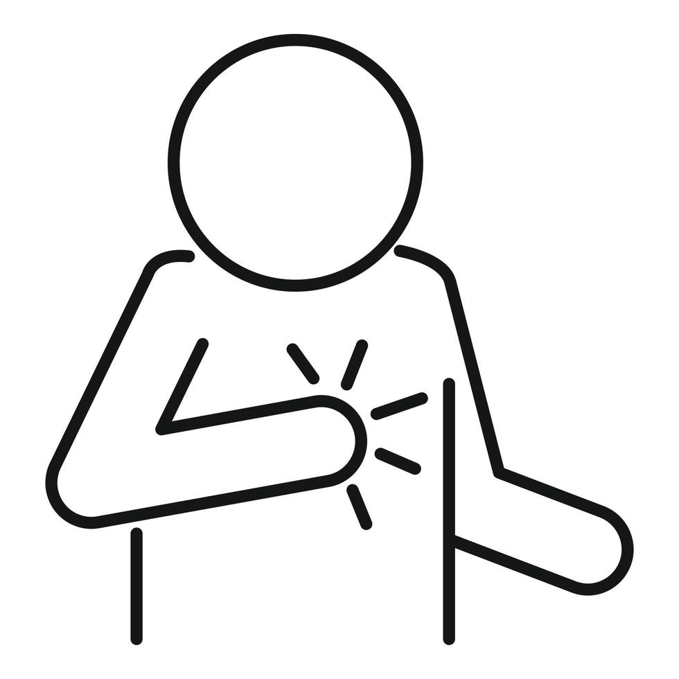 Trust yourself icon outline vector. Finance business vector