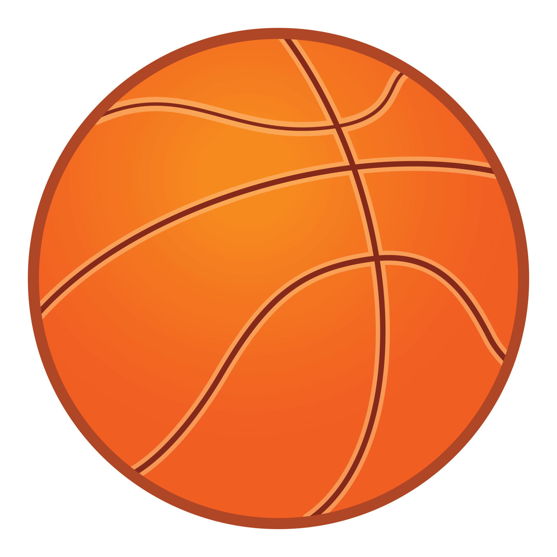 Basketball ball icon cartoon vector. Sport element 14934100 Vector Art