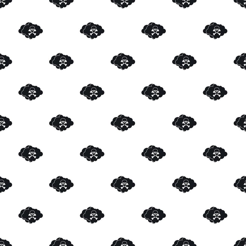 Deadly air pattern, simple style vector