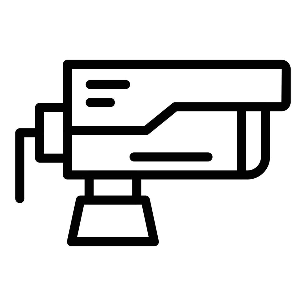 Security camera icon outline vector. School guard vector