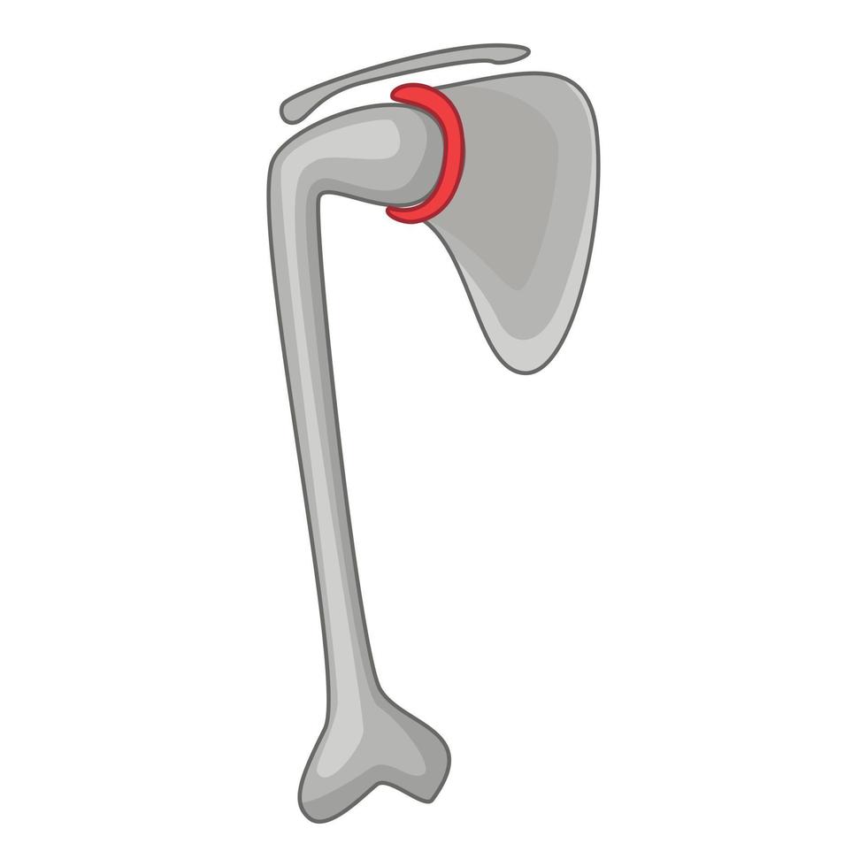 Artificial joint icon, cartoon style vector