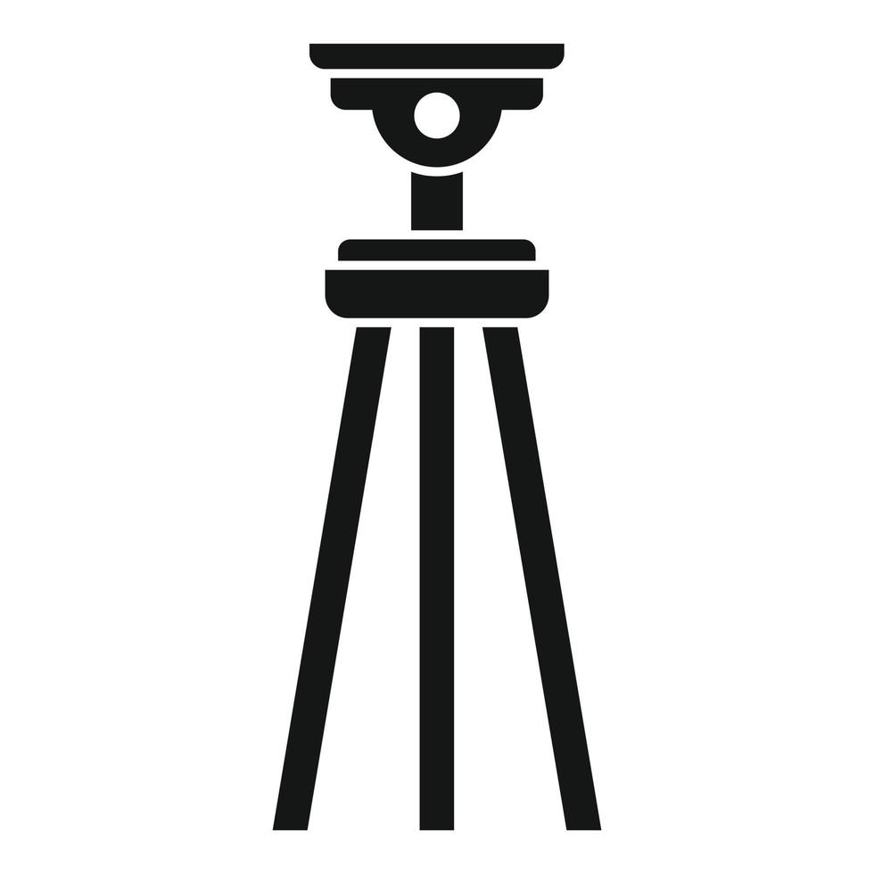 Carbon tripod icon simple vector. Smartphone photo stand vector