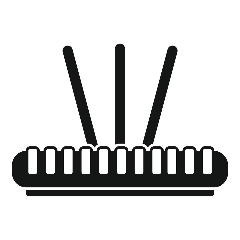 Ethernet modem icon simple vector. Wirelesss device vector