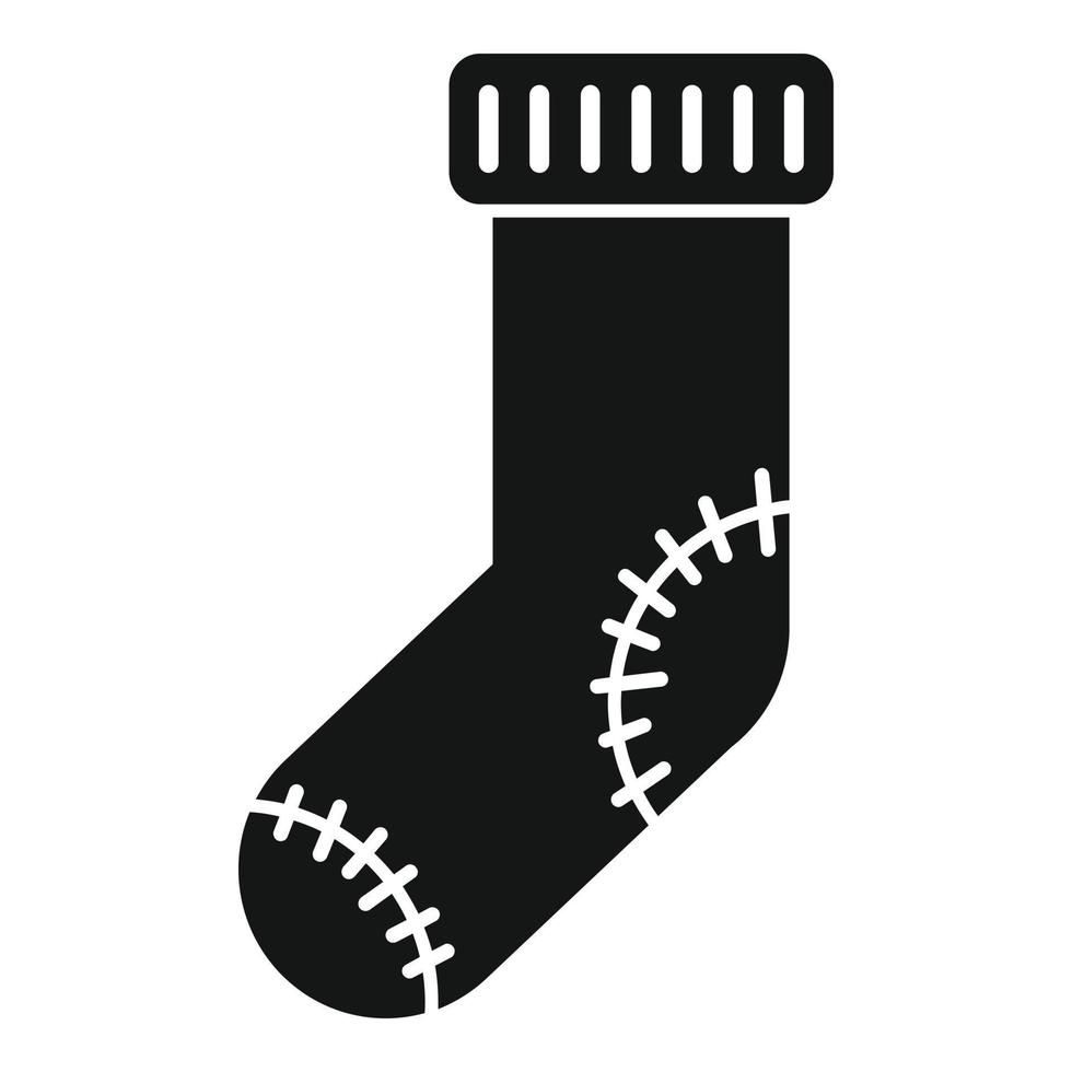 Sock waste icon simple vector. Garbage bin vector