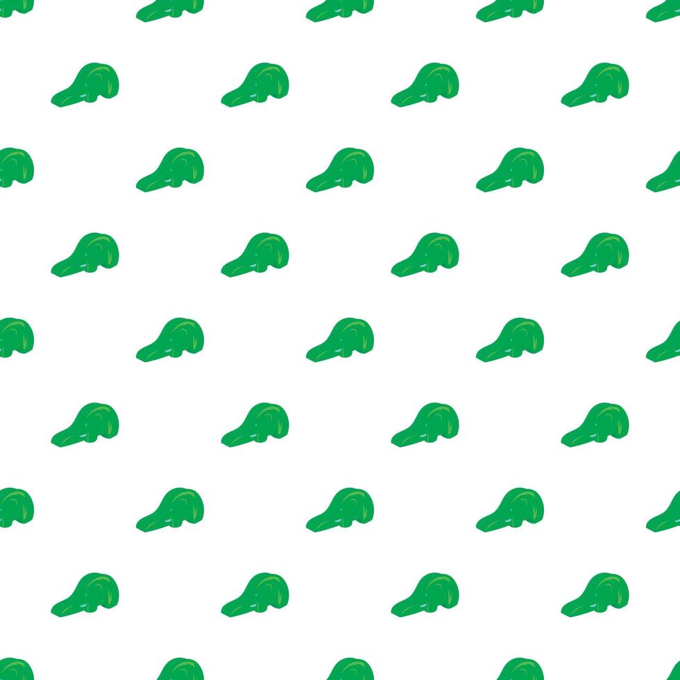Green playground slide pattern, cartoon style vector