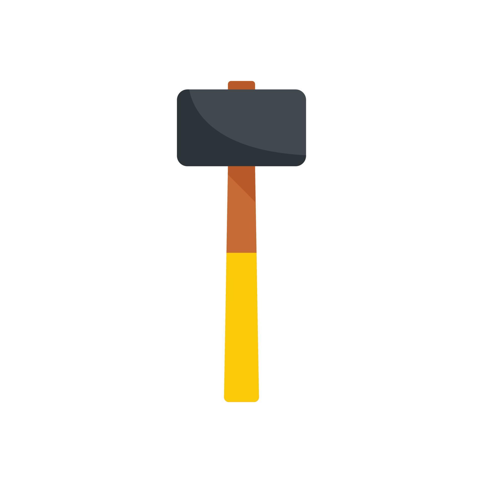 Sledge hammer icon flat isolated vector 14934731 Vector Art at Vecteezy