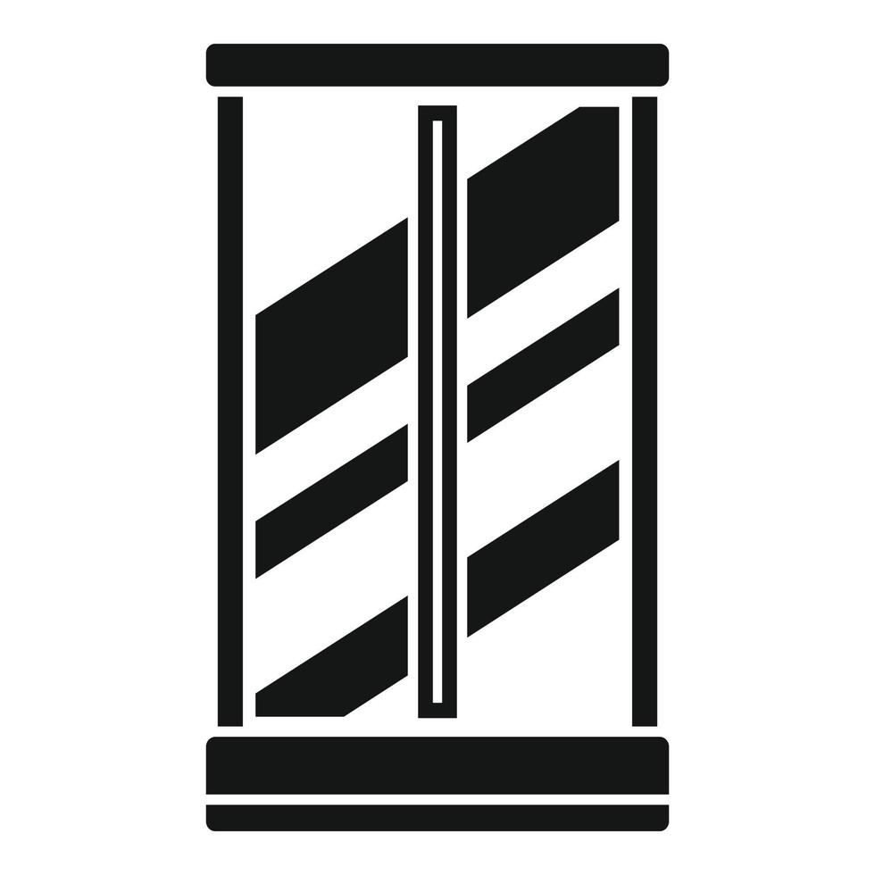 Sanitary equipment icon simple vector. Cabin stall vector