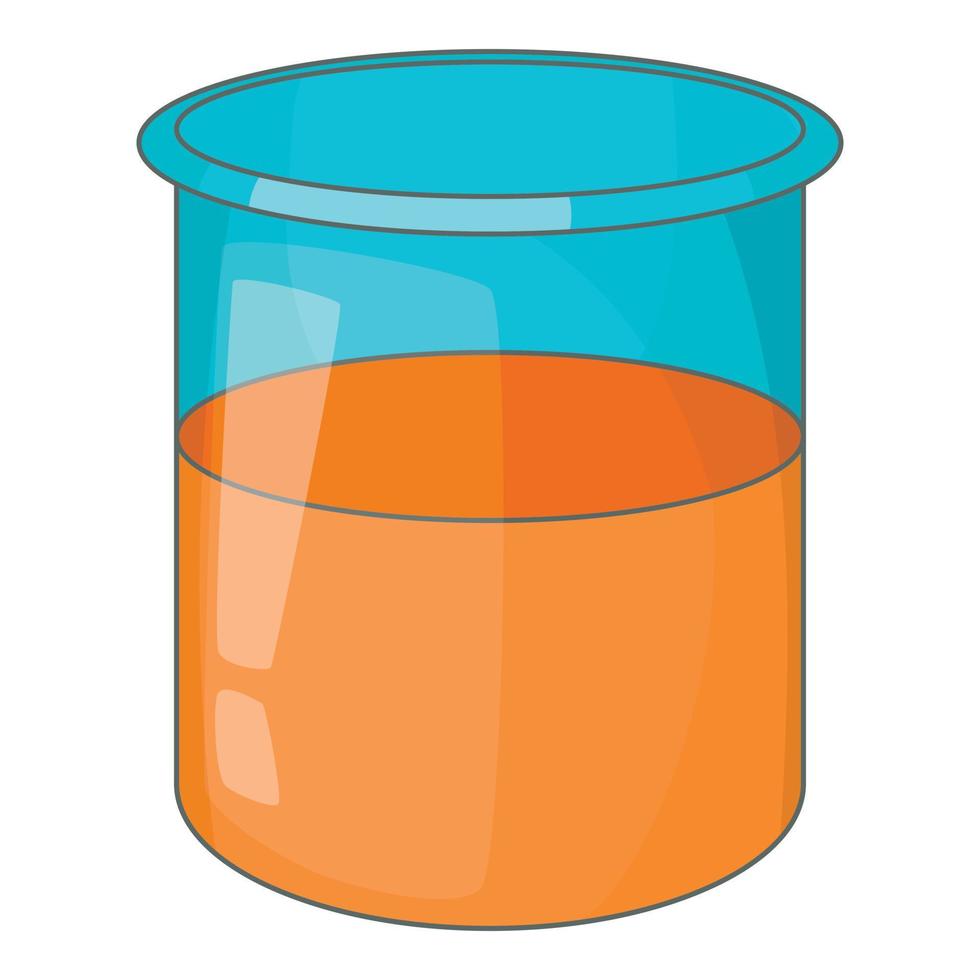 Glass jar icon, cartoon style vector