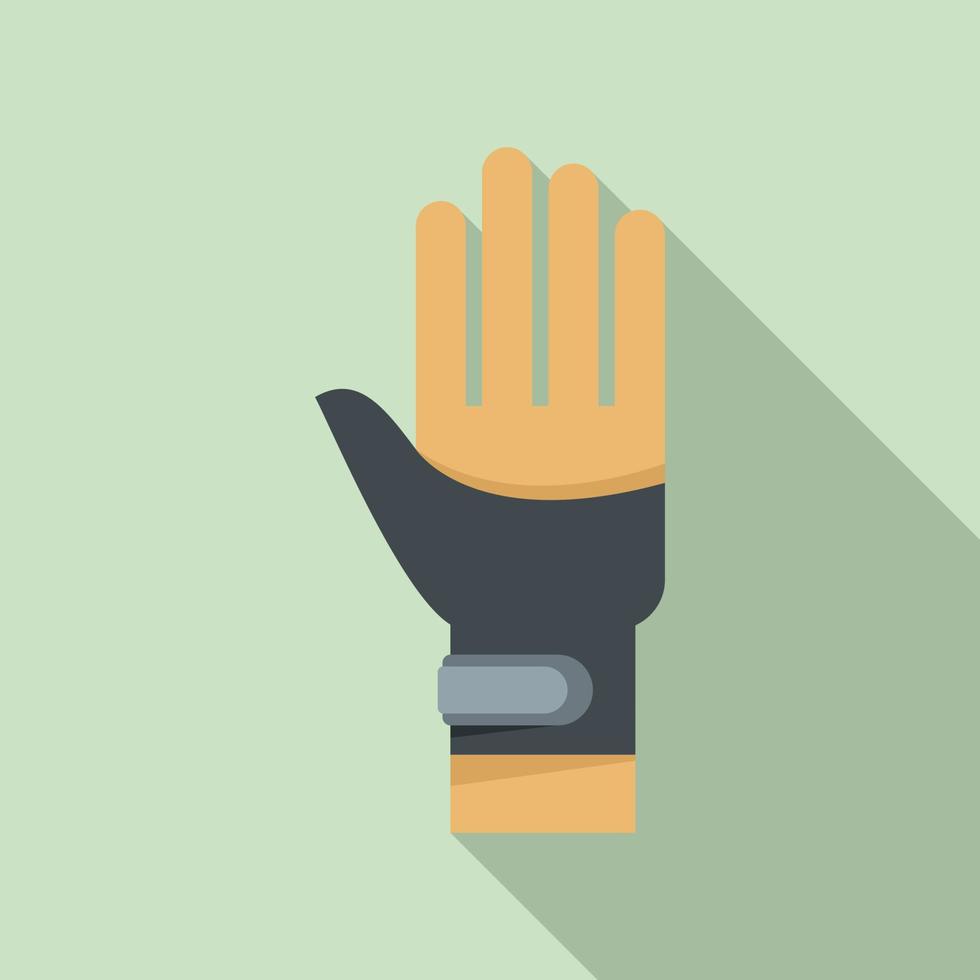 Arm bandage icon flat vector. Hand injury vector