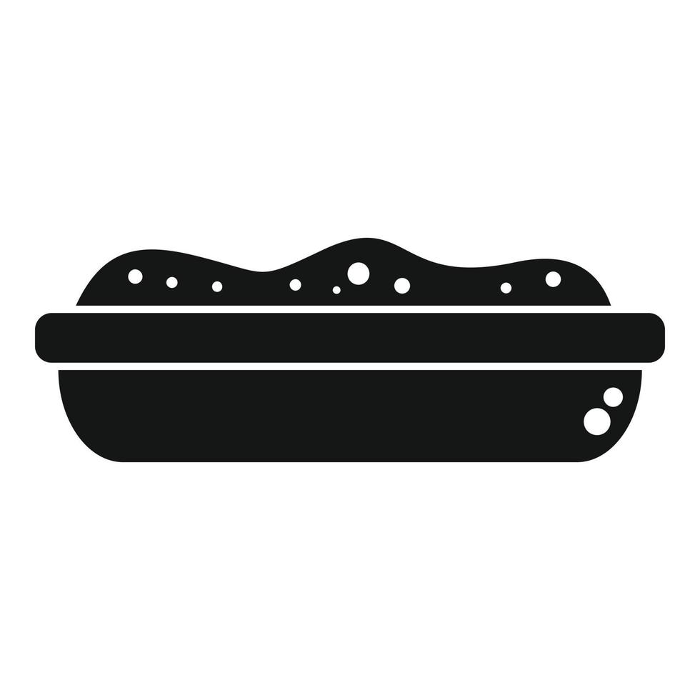 Mashed potatoes icon simple vector. Potato food vector