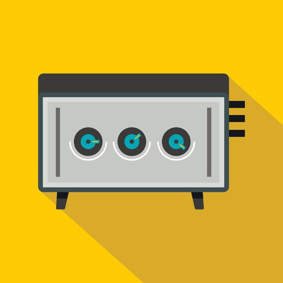 CD player icon, flat style vector