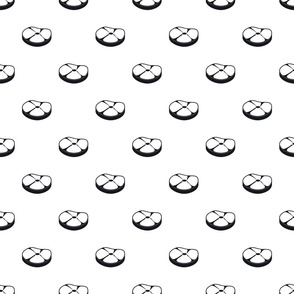 Steak meat pattern, simple style vector