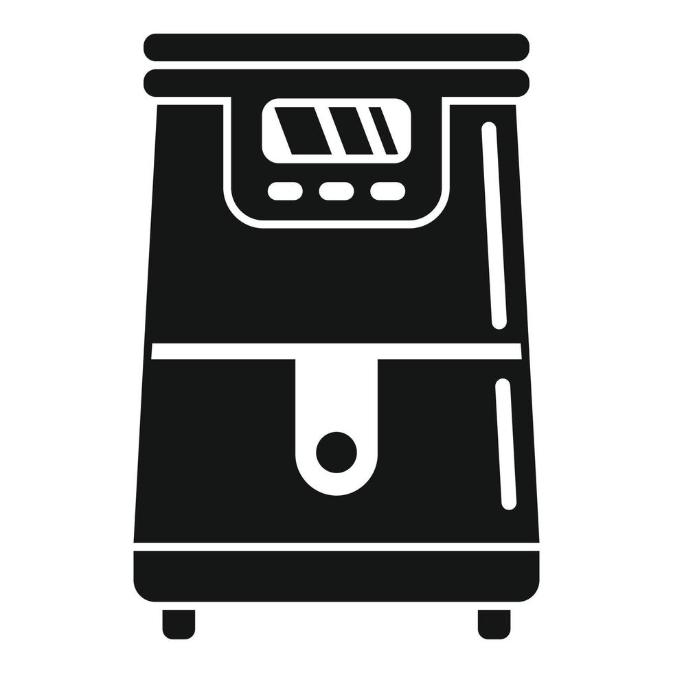 Deep fryer icon simple vector. Fry basket vector