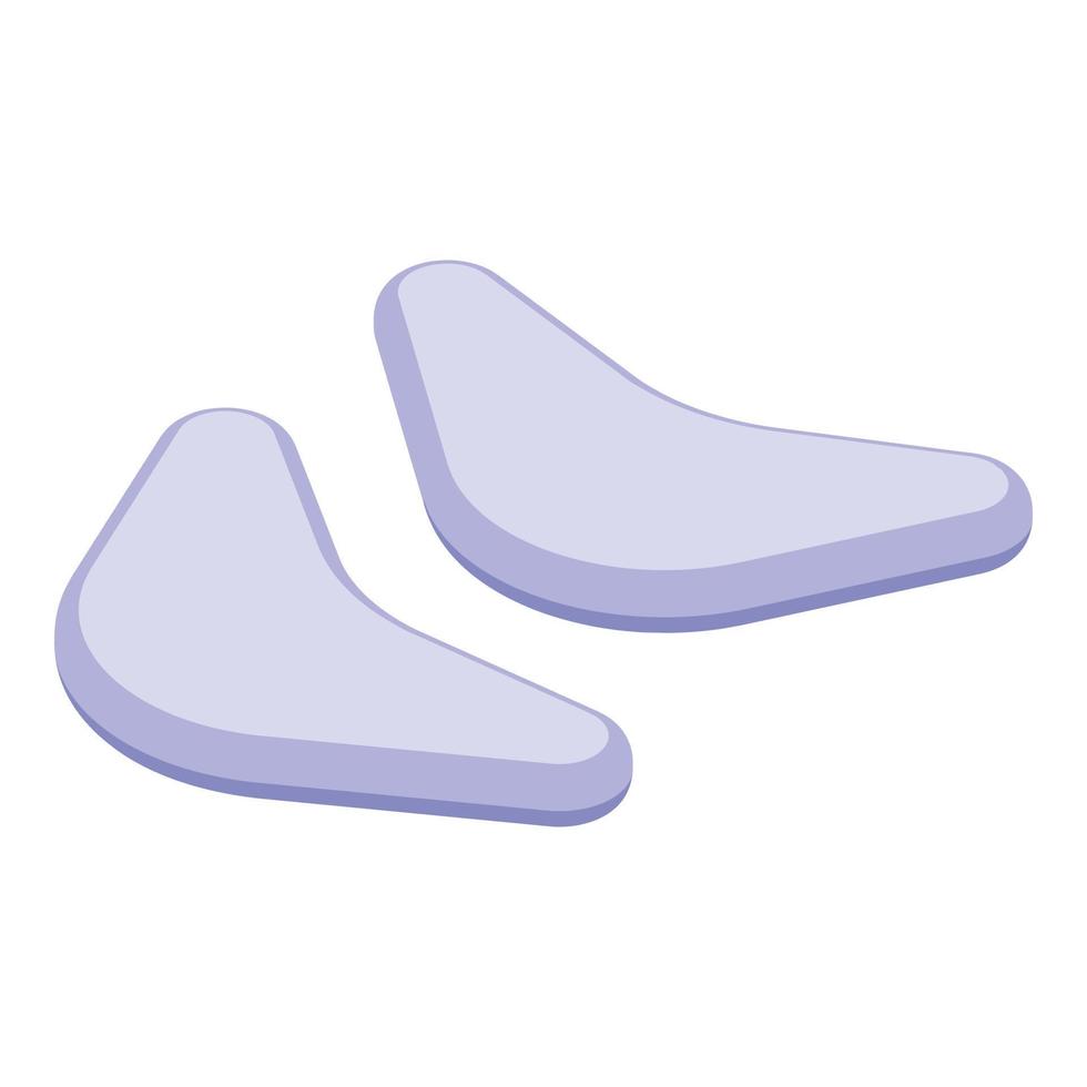 Eye patches icon isometric vector. Gel mask vector
