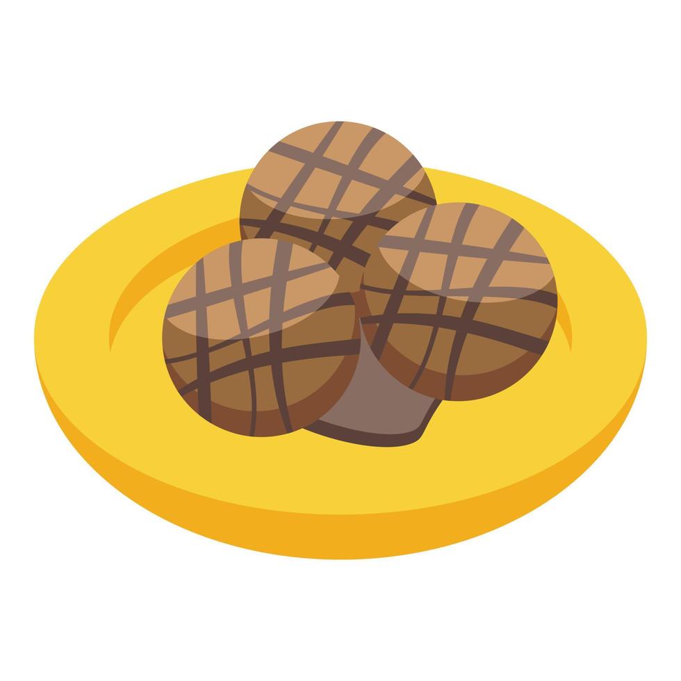 Candy ball icon isometric vector. Romanian flag vector