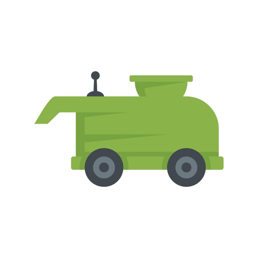 Farm machine icon flat isolated vector