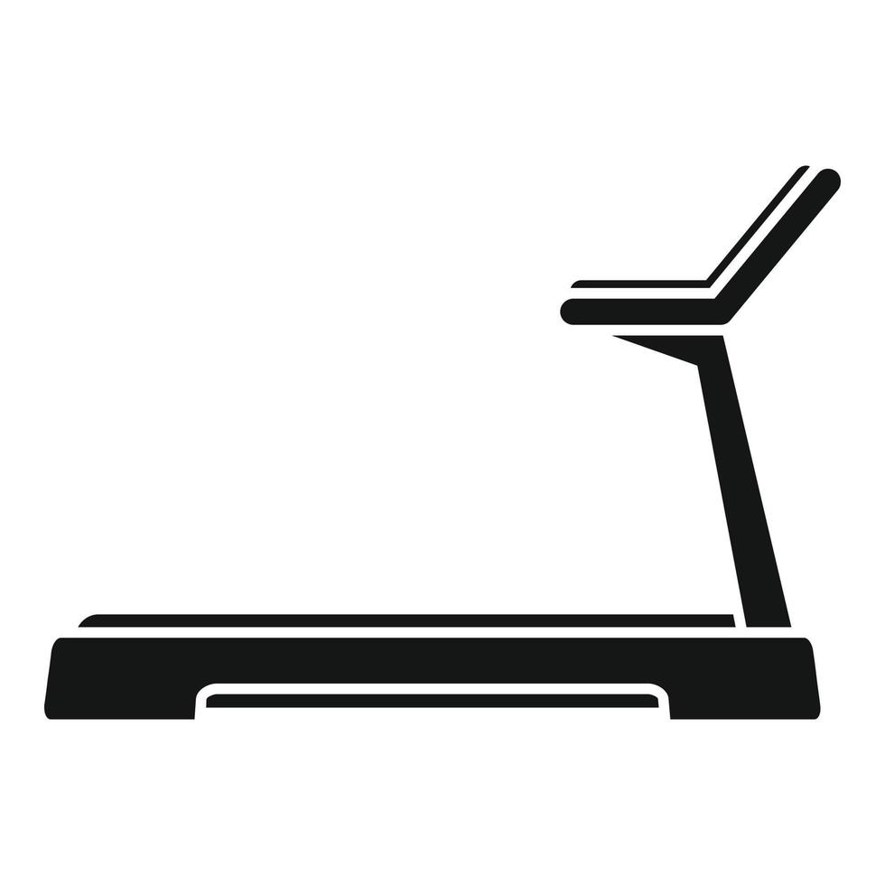 Treadmill icon simple vector. Active fitness vector