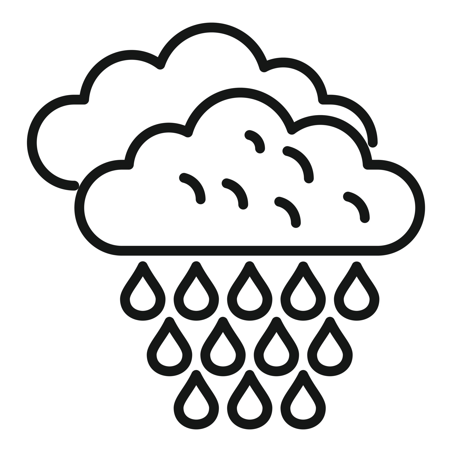  Rain cloud icon outline vector. Meteo rainy 14935737 Vector Art at Vecteezy
