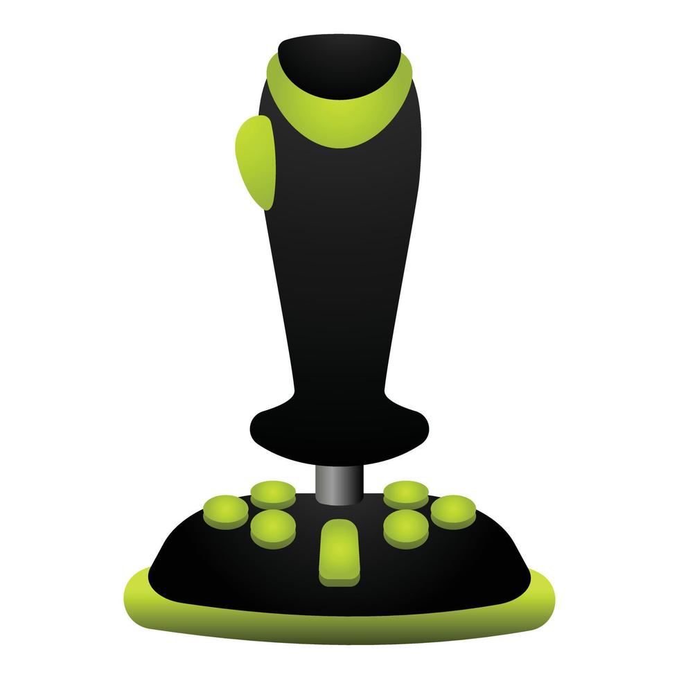 Station joystick icon cartoon vector. Game control vector