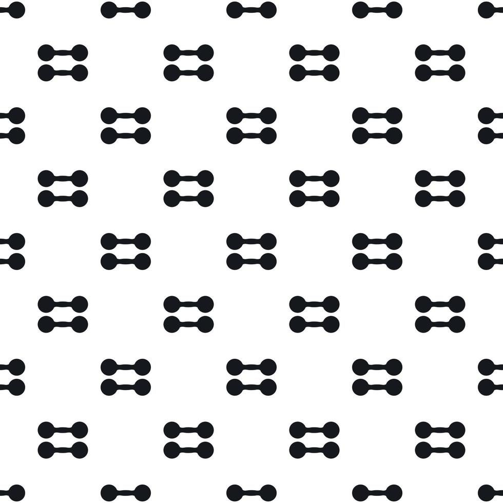 Two dumbbell pattern, simple style vector