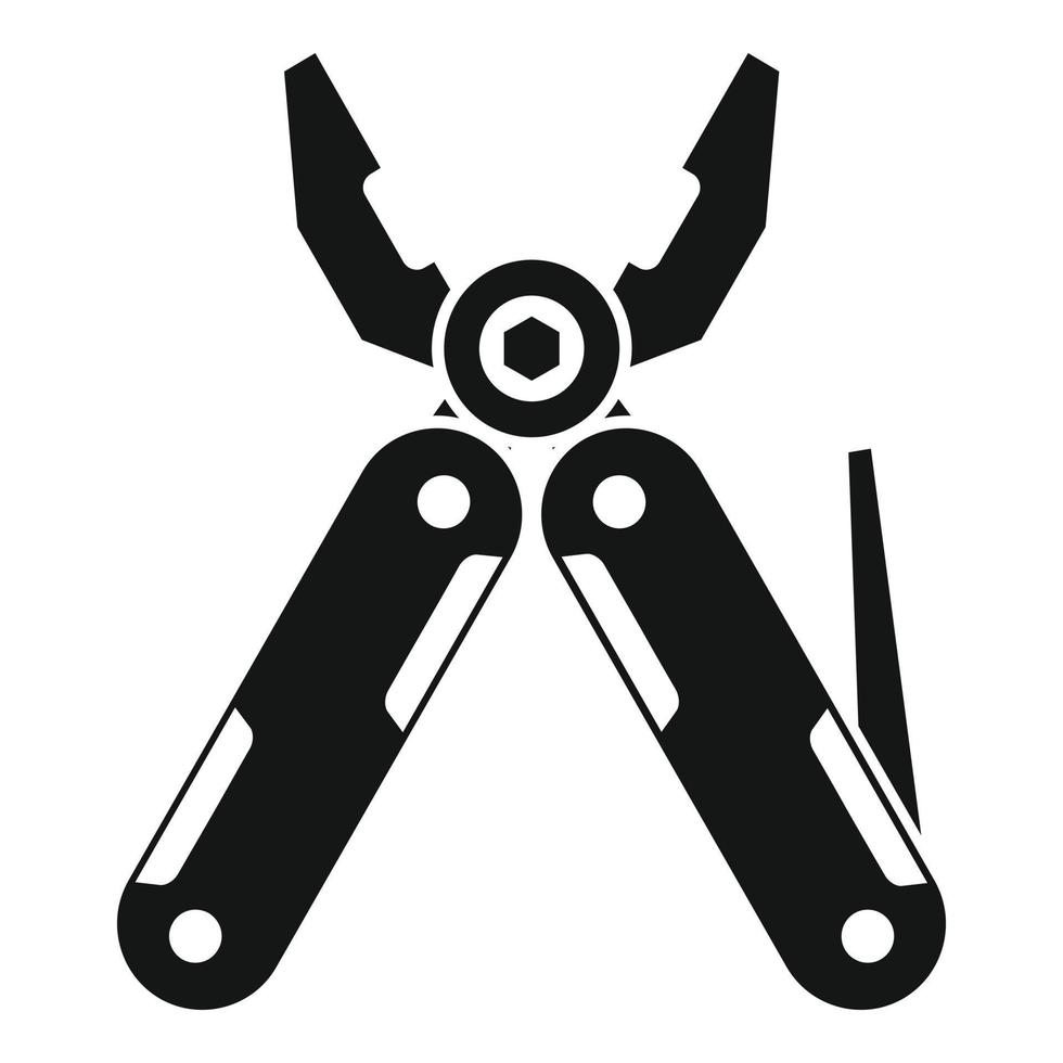 Business multitool icon simple vector. Army knife vector