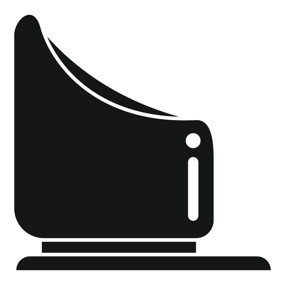 Baby seat icon simple vector. Cycle ride vector
