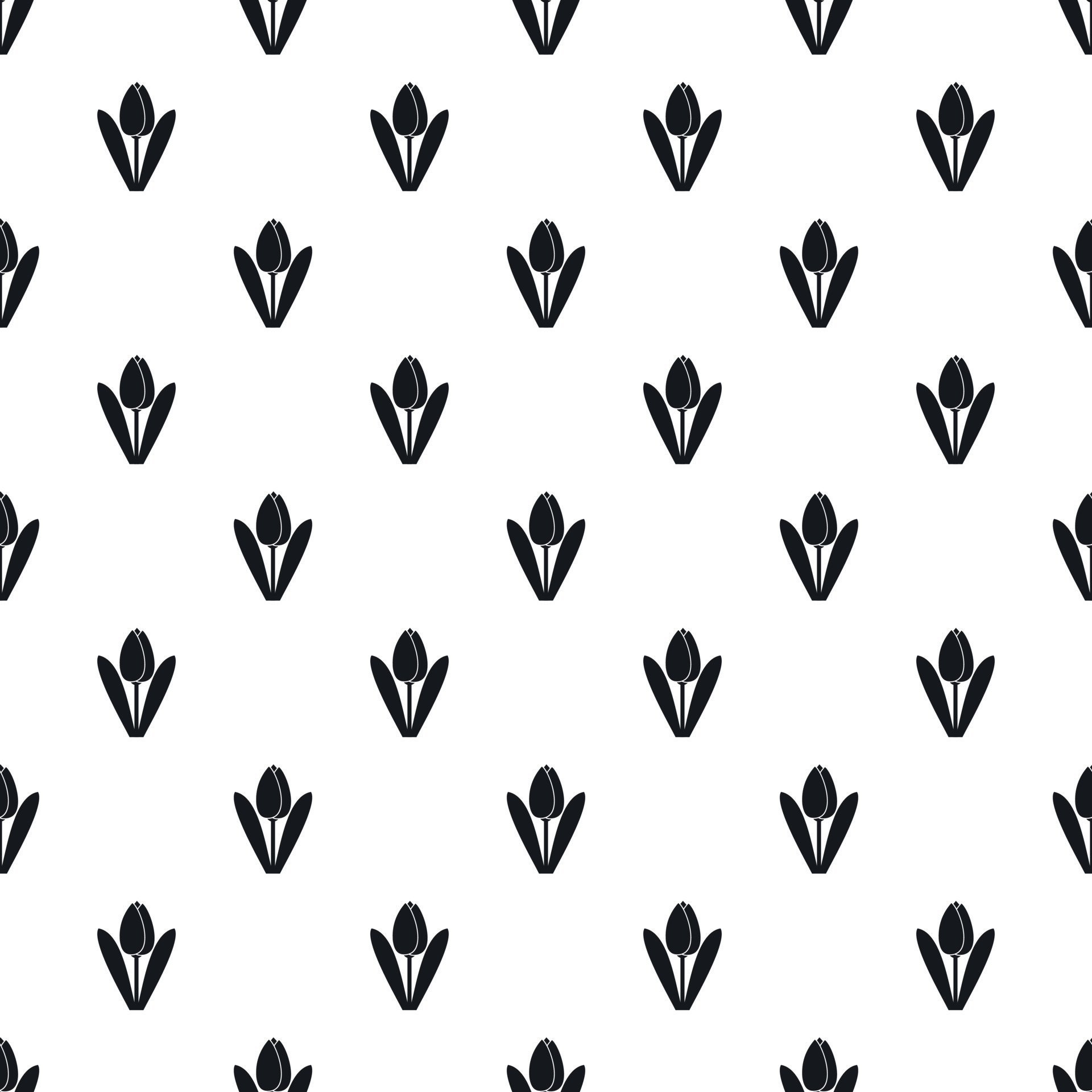 tulip-pattern-simple-style-14935875-vector-art-at-vecteezy